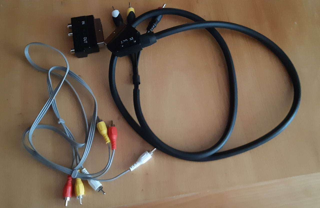 Кабели SCART -тюльпан, переходник