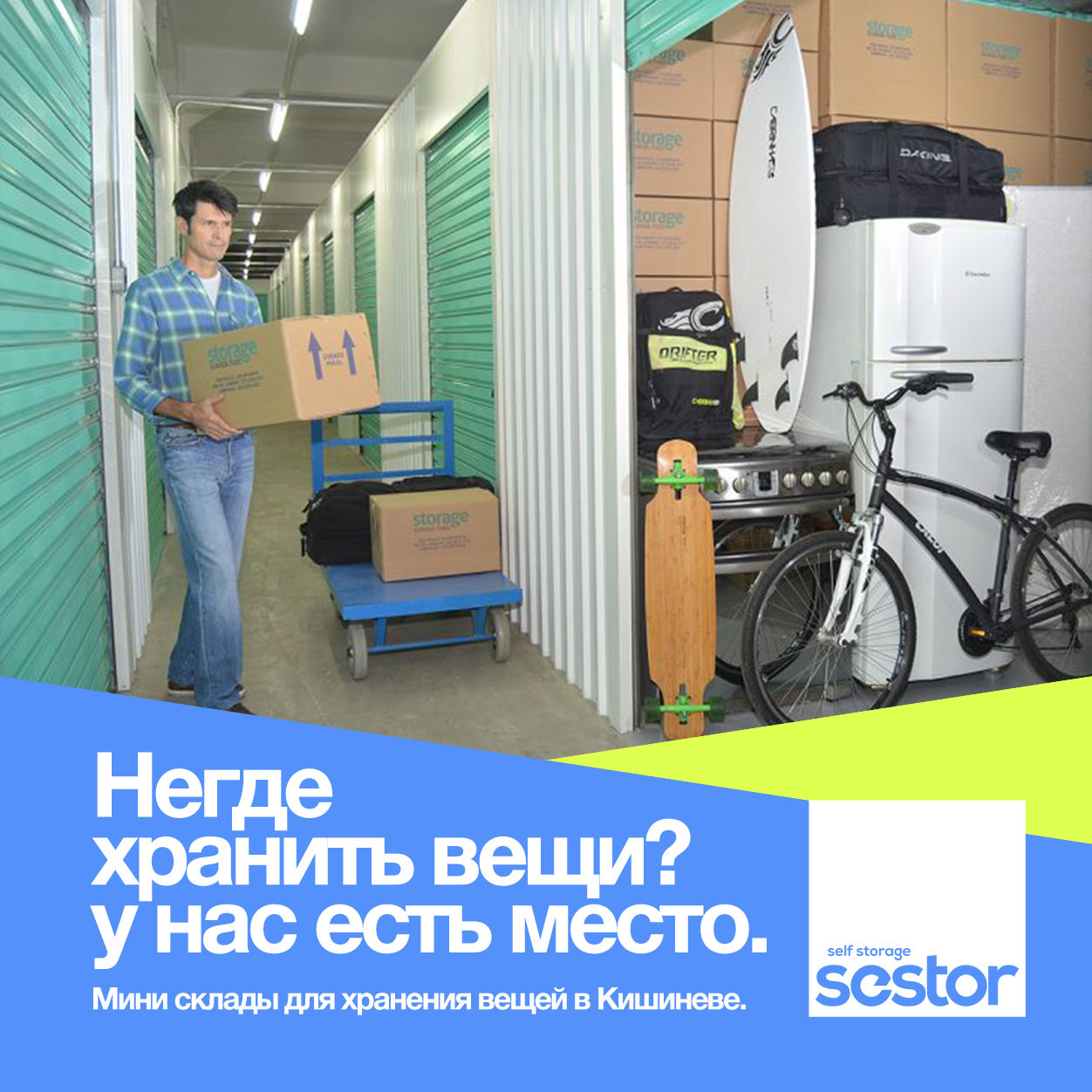 Аренда Склад для хранения вещей на Чеканах, Chirie mini depozite Ciocana -  Self Storage Chisinau.