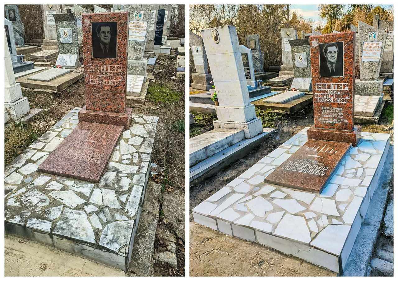 Restaurarea monumentelor din marmură: curățare chimică, șlefuire, lustruire, albire, regenerare foto 8