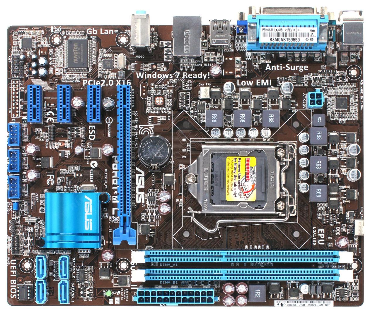 Материнка Socket 1155 Asus