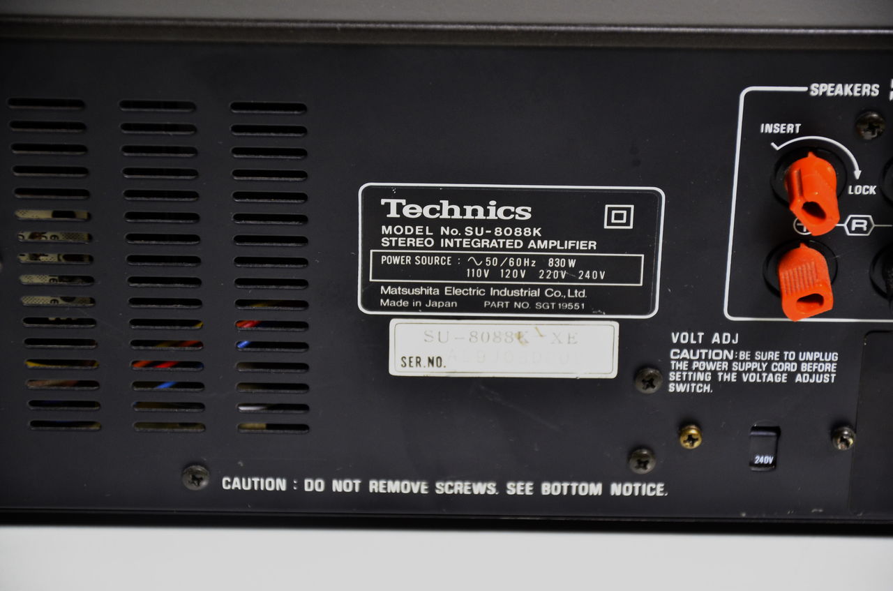 Technics SU-8088BK Очень мощный топовый усилок фото 6