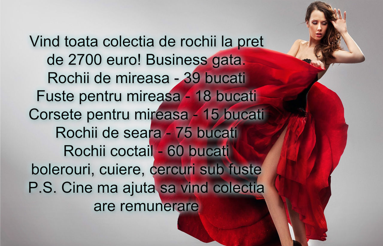 Vind De Urgenta Rochii De Seara Si Mireasa