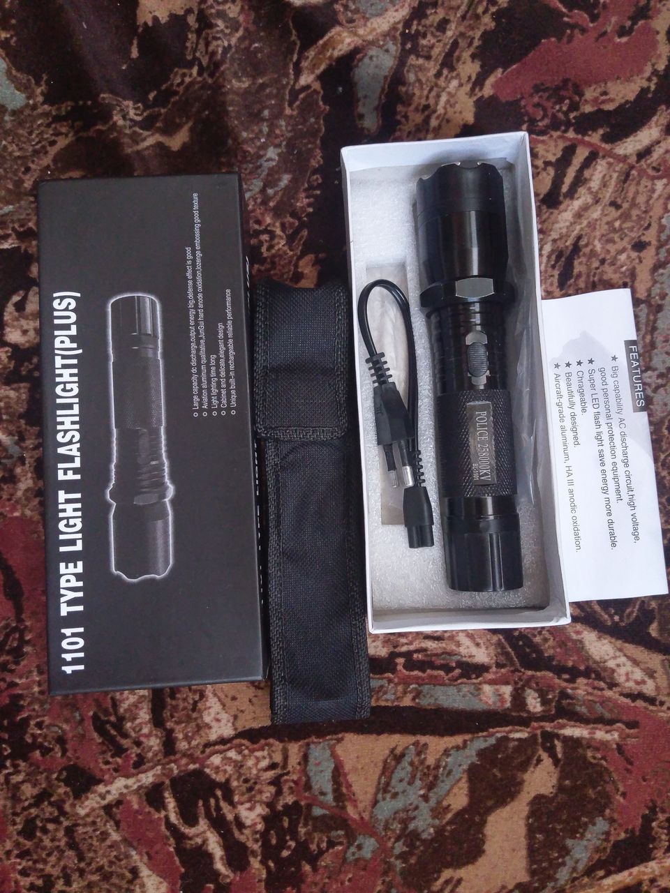 Шокер 1101 type light flashlight(plus)