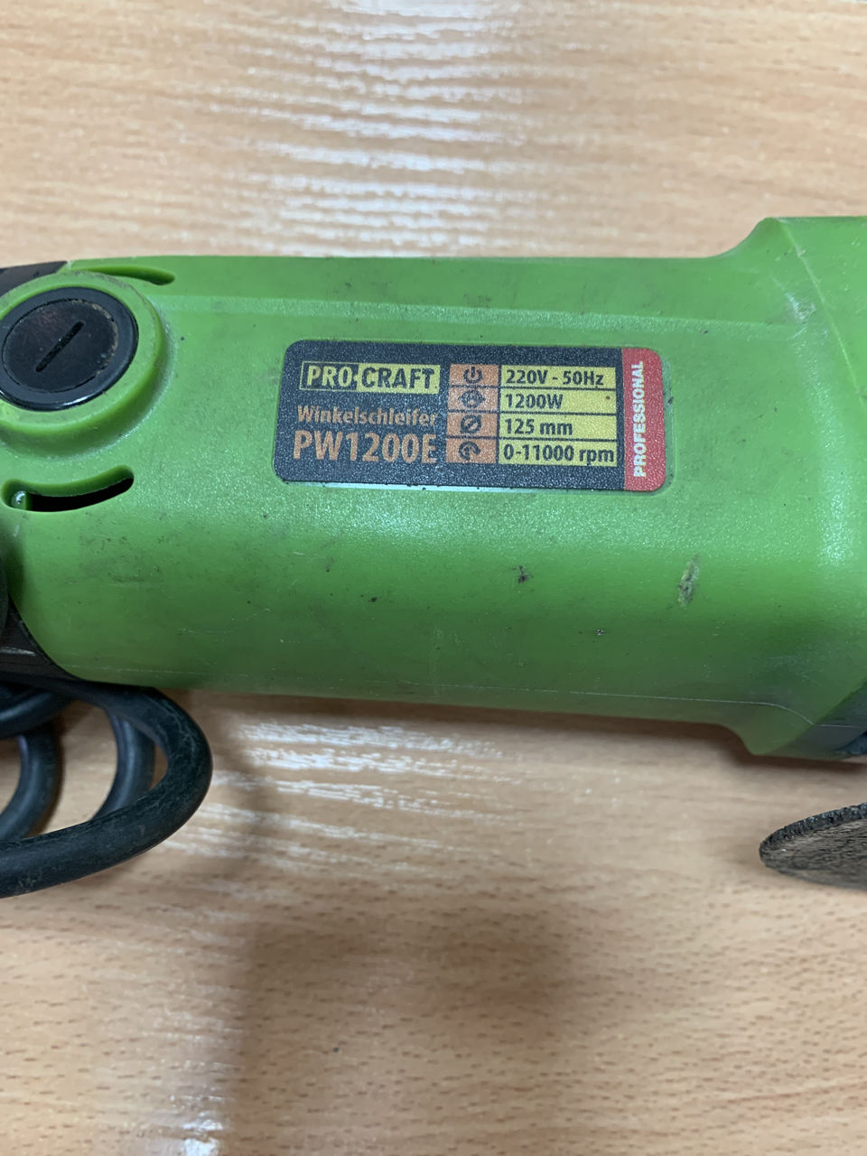 Болгарка ProCraft PW1200E 460 lei