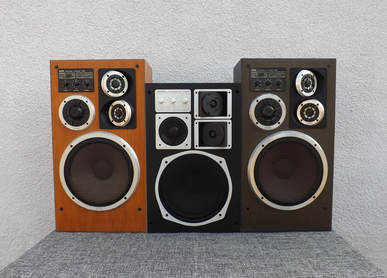 SABA Acoustic Monitor 140 / AM 140. Винтажная акустика foto 0