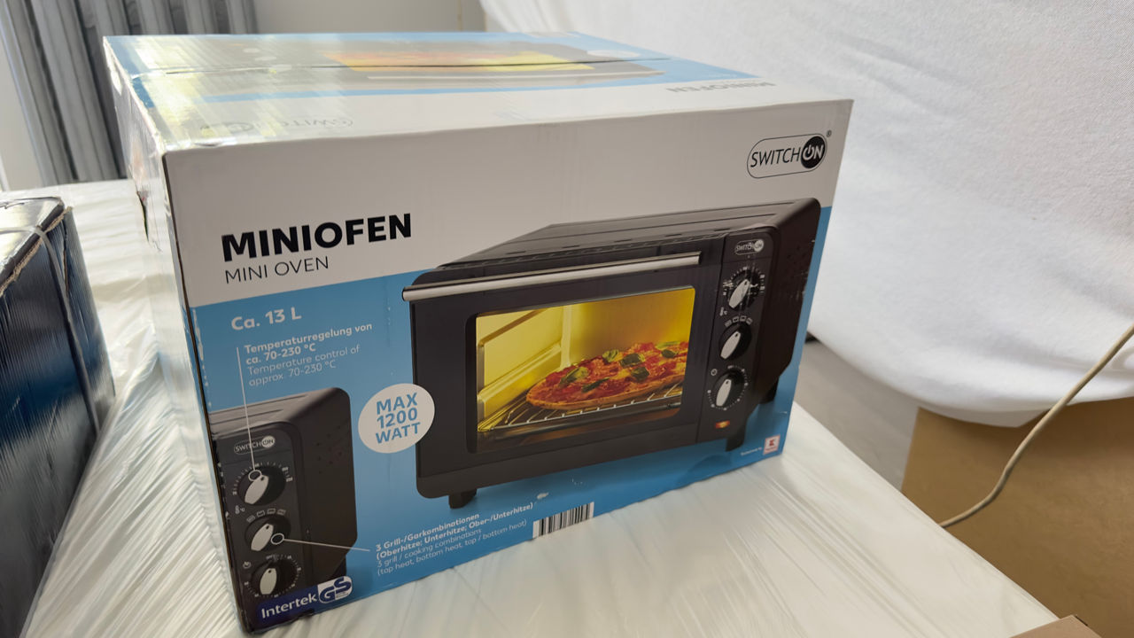 Mini cuptor electric Switch On MO-A0201, 1200W, 13L, Negru foto 4