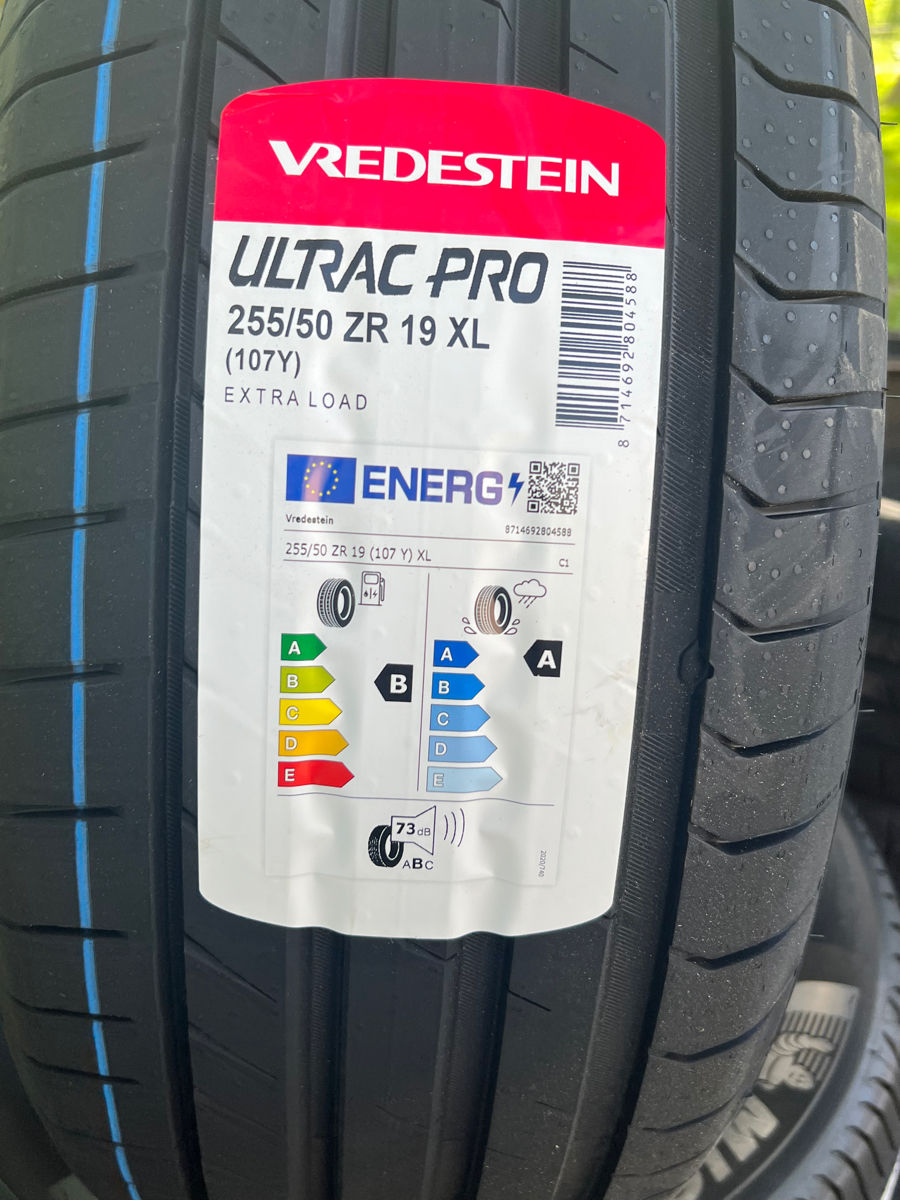 255/50 R19 Vredestein Ultrac Pro/ Доставка, livrare toata Moldova 2024 фото 1