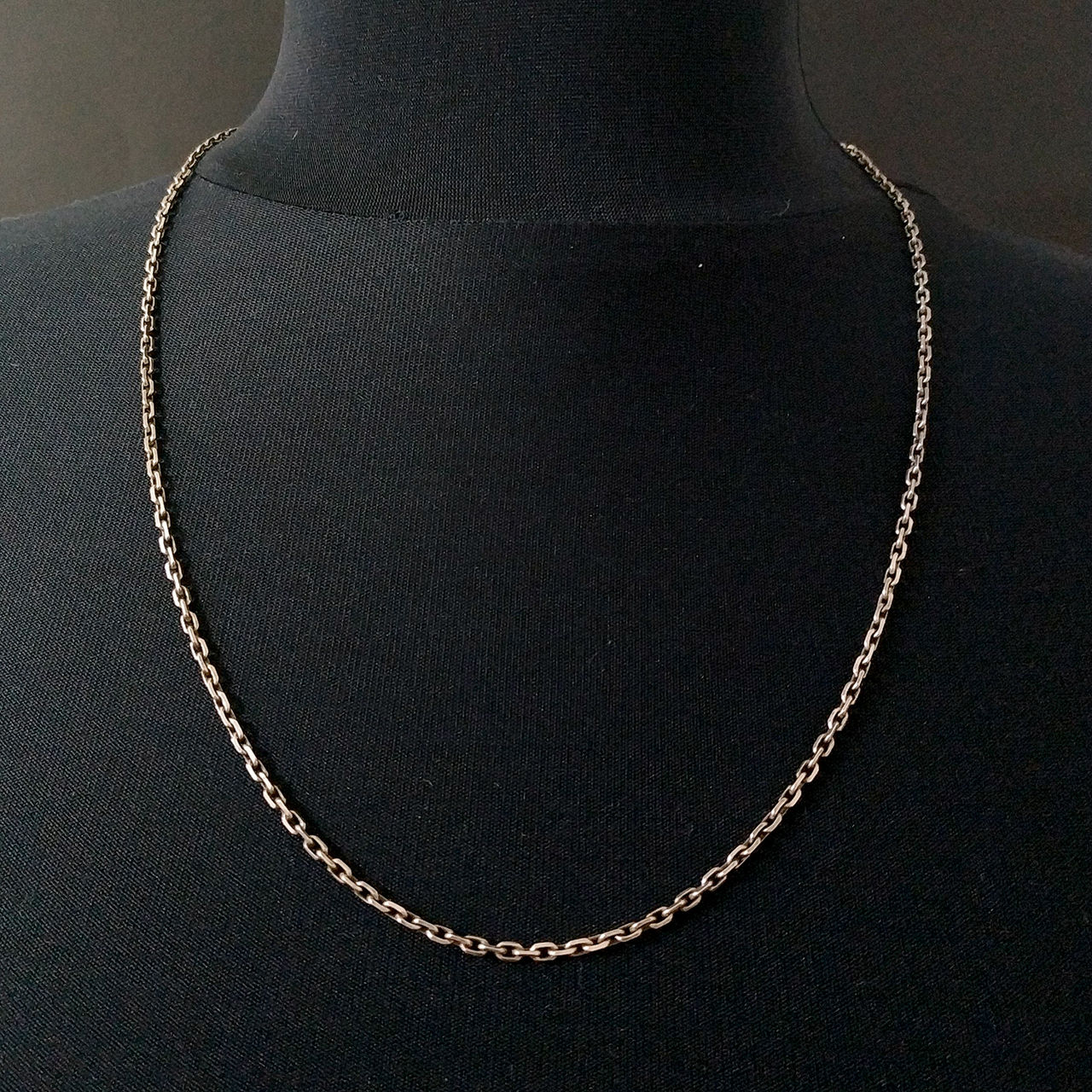 Серебрянная цепь 925 Якорное плетение 56 см