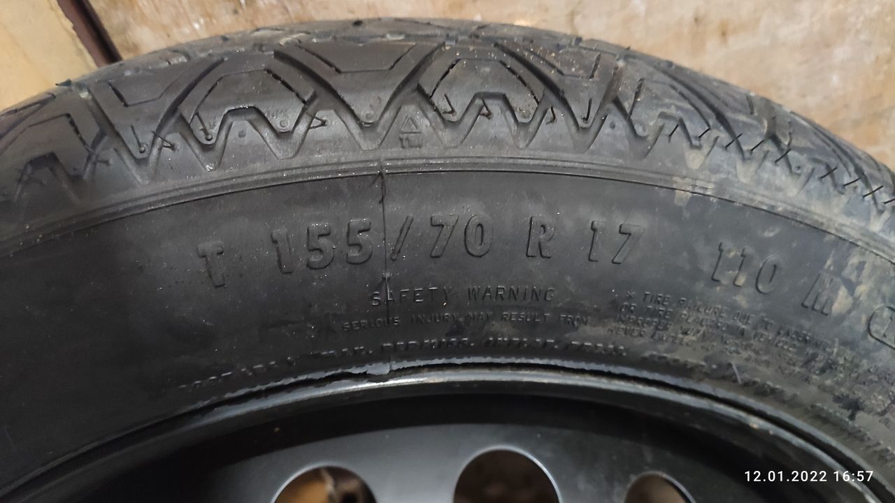 Докатка запаска бублик R17