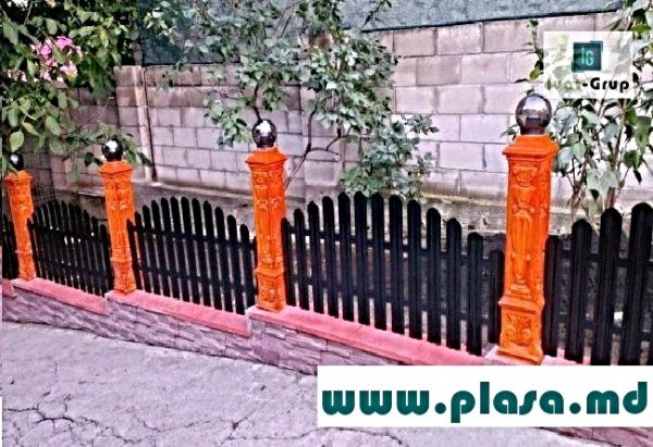 Garduri metalice in Moldova.Заборы металлические.Plasa metalica.Сетка металлическая.Eurogard.Stilpi foto 3