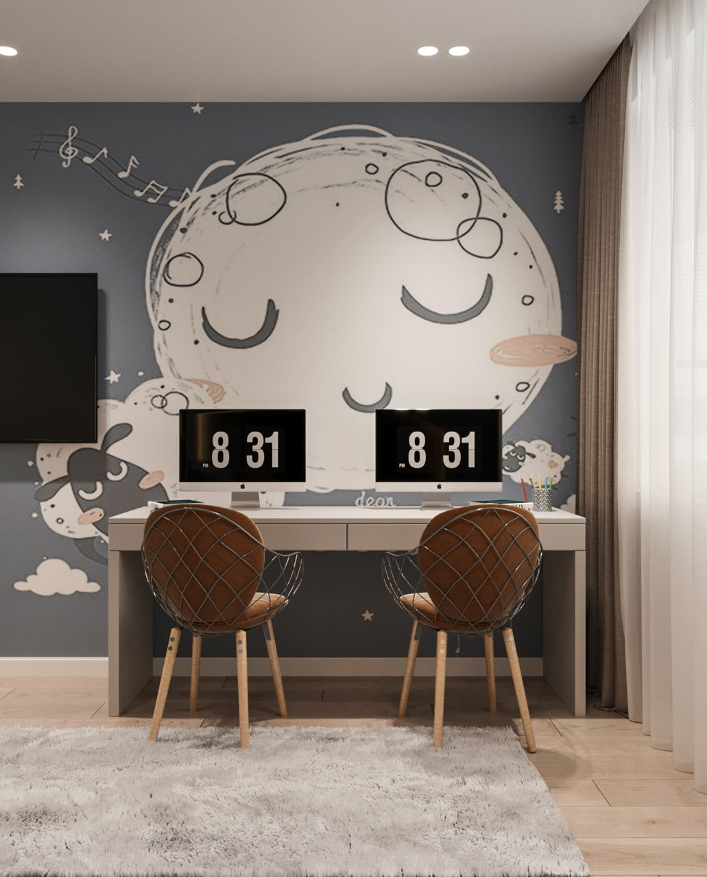 Design interior/ apartament/ stil modern/ 86m2/ proiecte/ construcții/ amenajari/ decor/ фото 8
