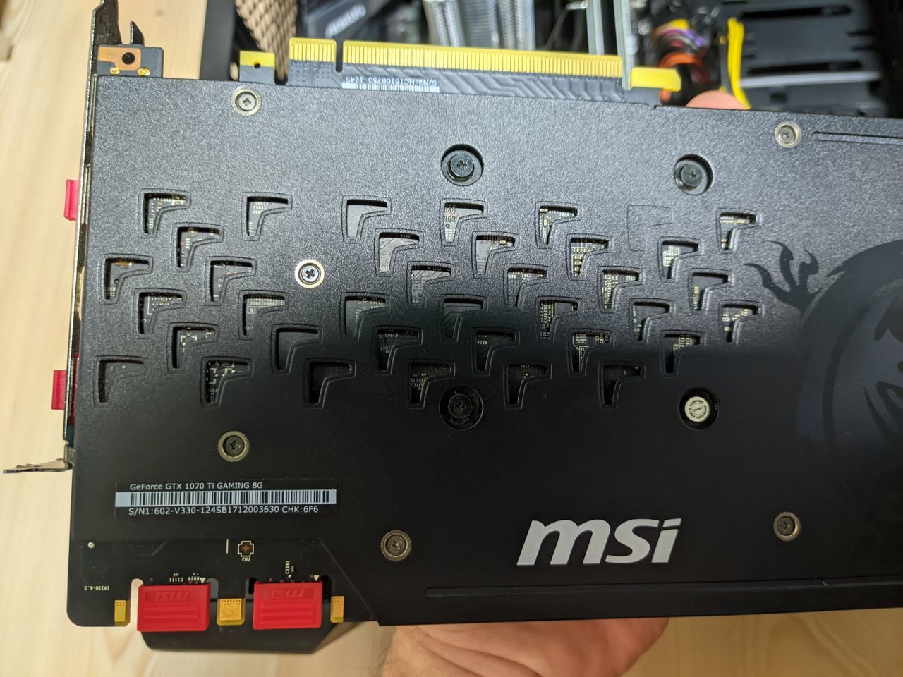 Calcultor gtx1070ti 8gb,RAM 16gb, rayzen 7 2700