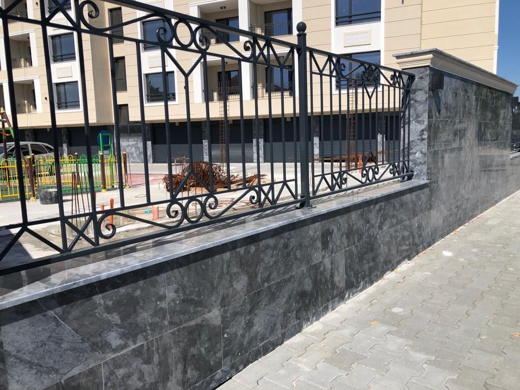 Pavaj din marmură naturală, pavaj sur in curte, bord de piscina sur foto 4