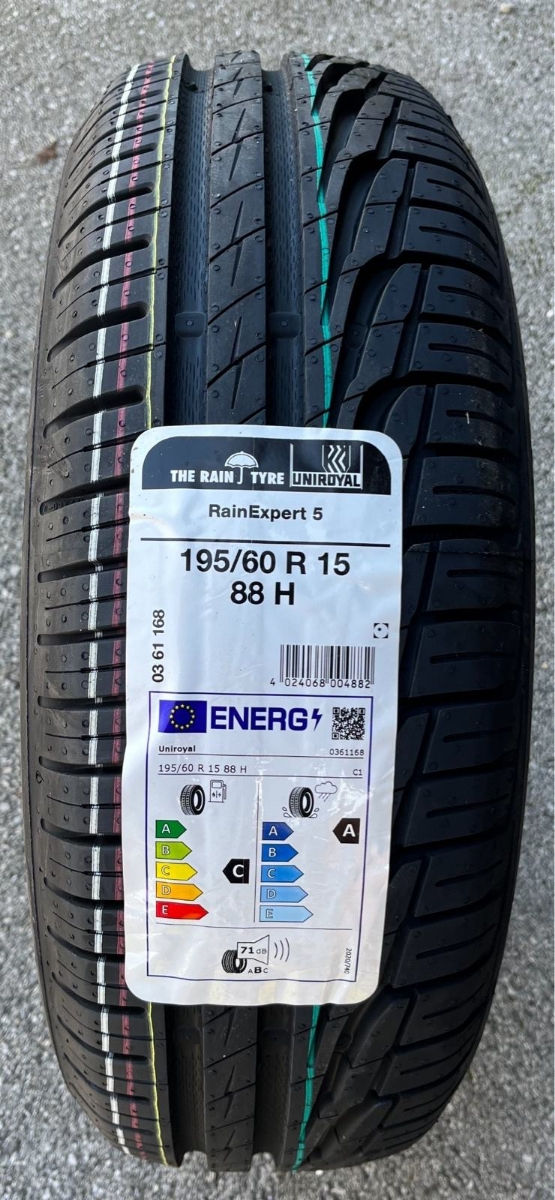 195/60R15 Uniroyal RainExpert 5 !! 195/60/15 !! 195 60 R15 !! foto 0
