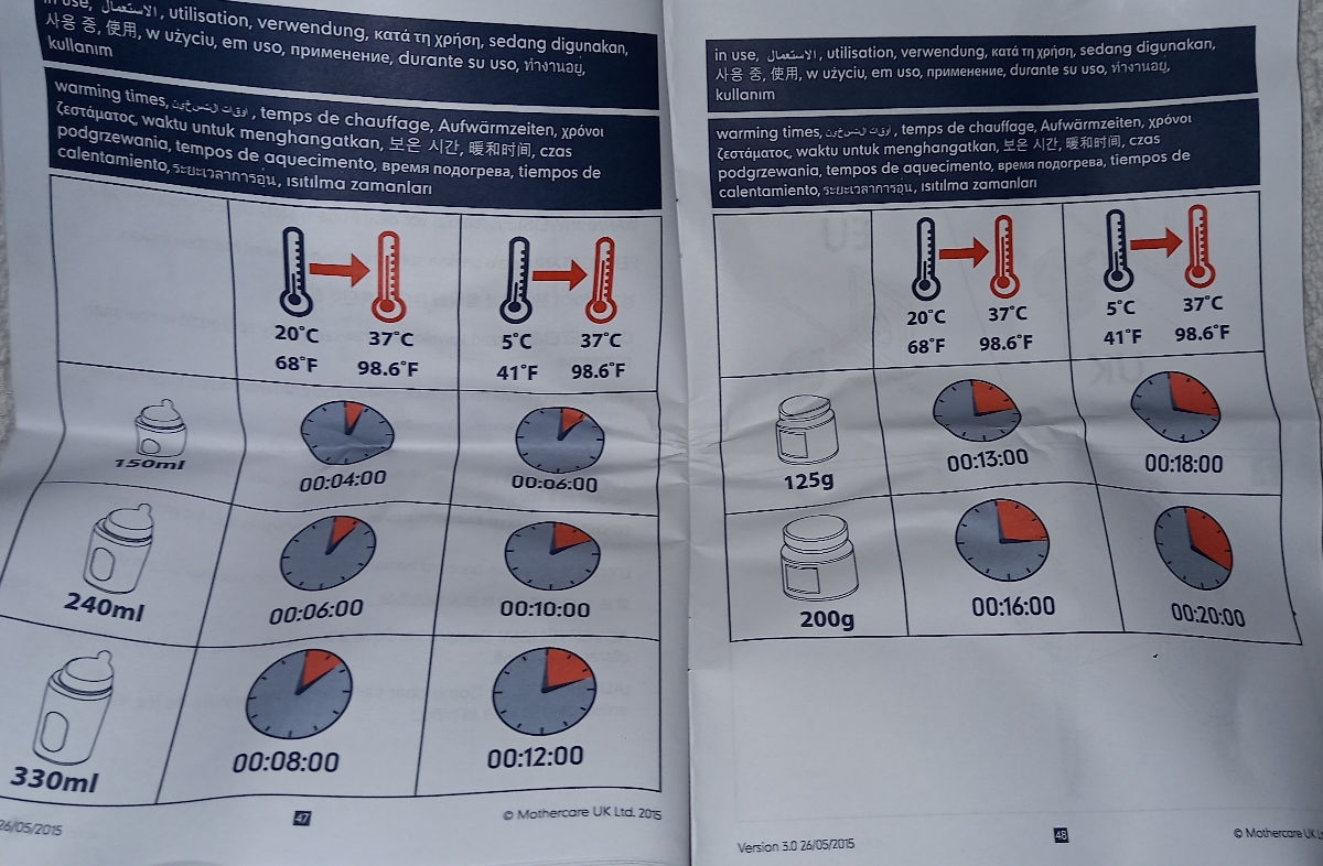MotherCare,  Încălzitor electric pentru biberon,  nou foto 8