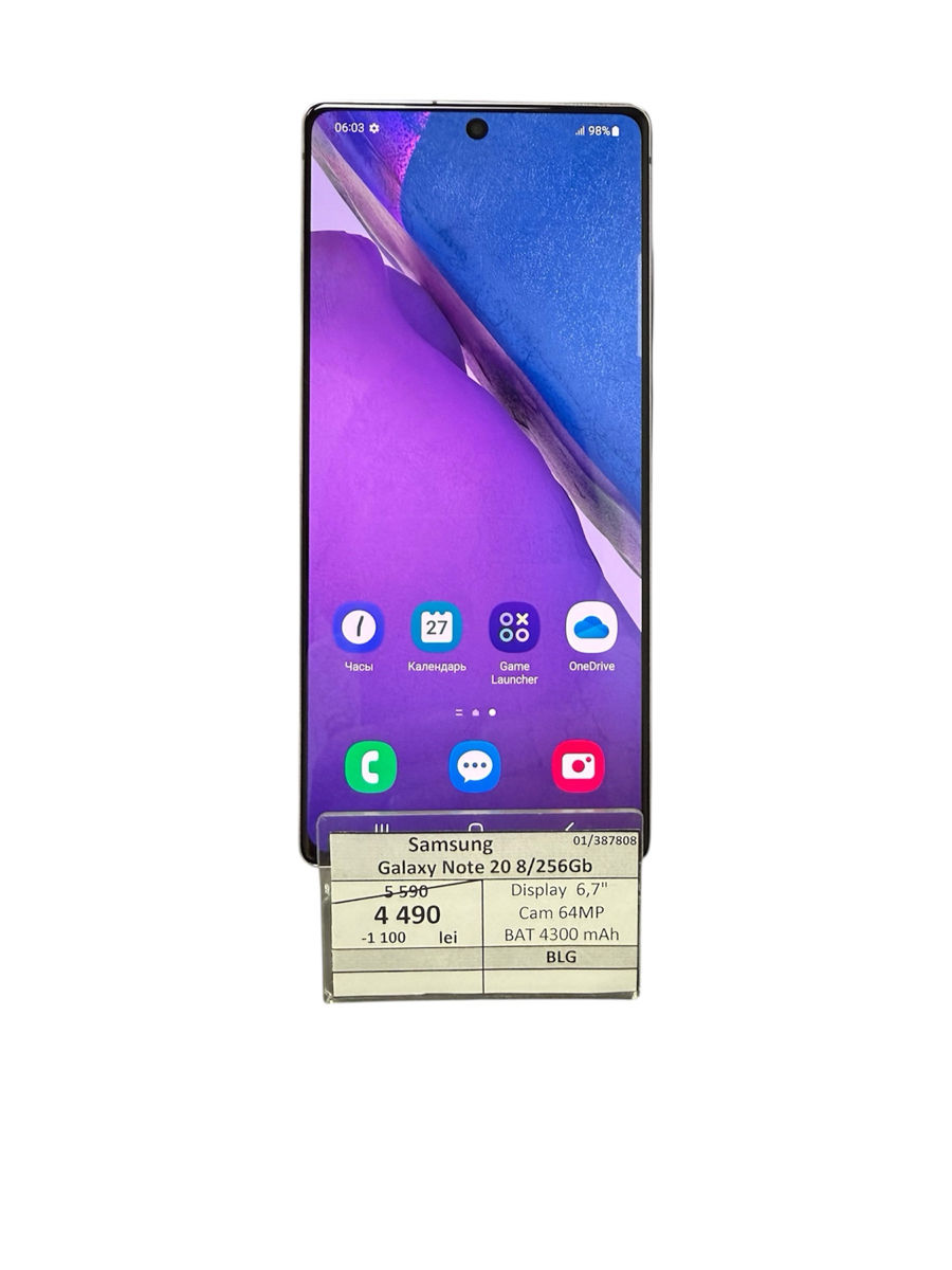 Samsung Note 20. 8/256 Gb. 4490 lei фото 0