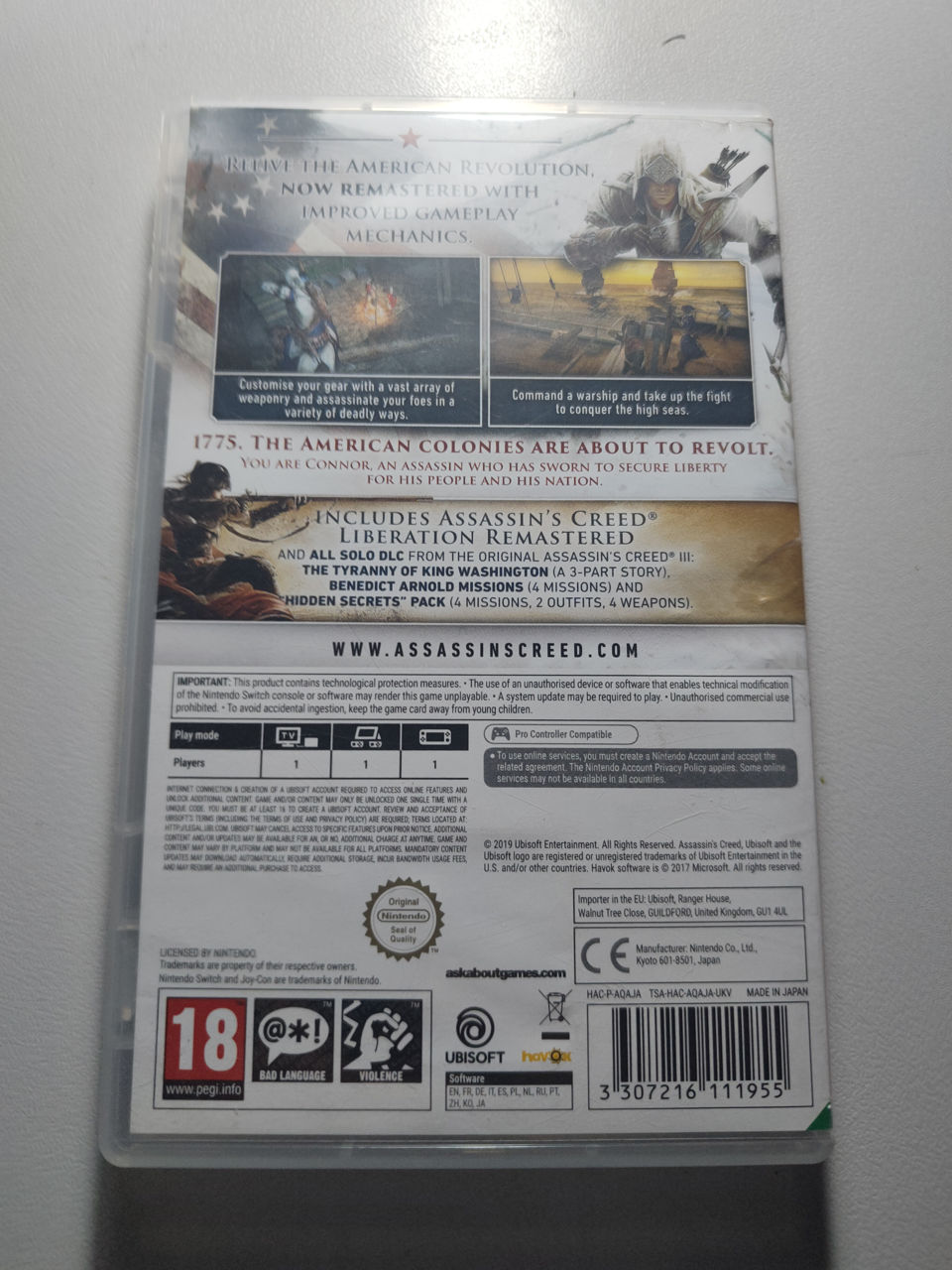 Assassin's Creed III - Édition Spéciale - PC - Jeu En Français - Neuf Sous Blister
