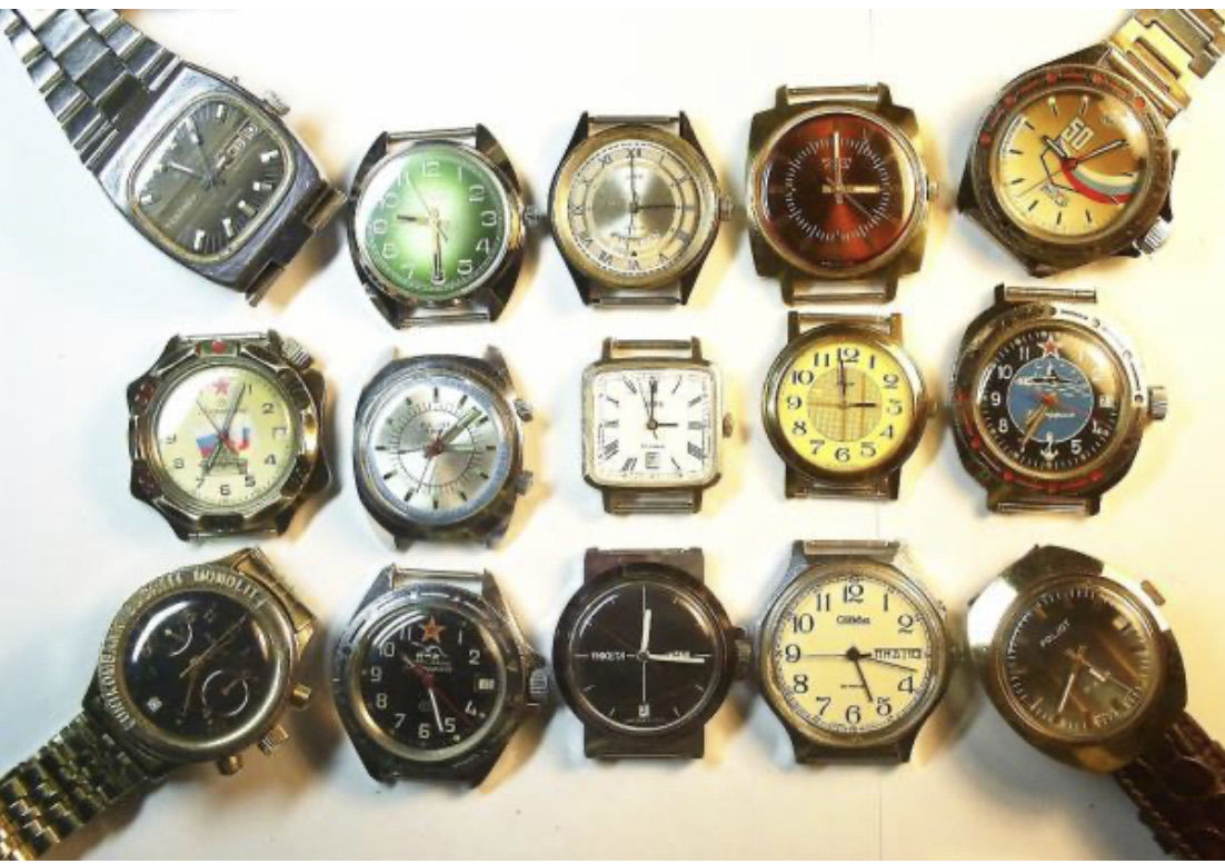 Старые мужские наручные часы