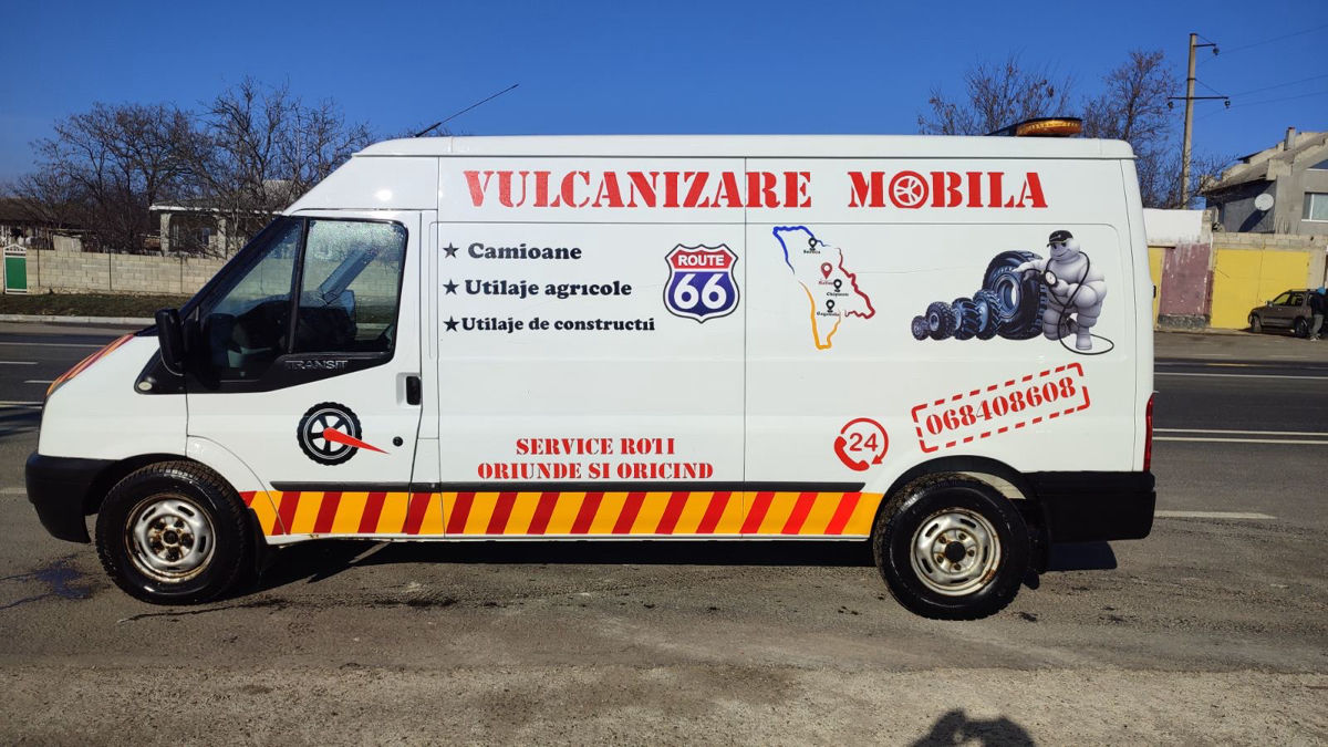 Vulcanizare mobilă 24/24 autoturisme și camioane выездной шиномонтаж foto 1