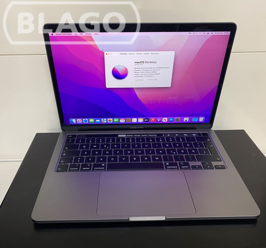 Apple Mac Book Pro 13" A2251 16/500Gb 18990Lei