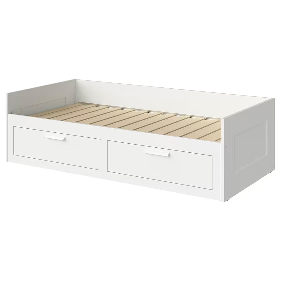 Pat cu 2 sertare IKEA Brimnes 80x200 foto 6