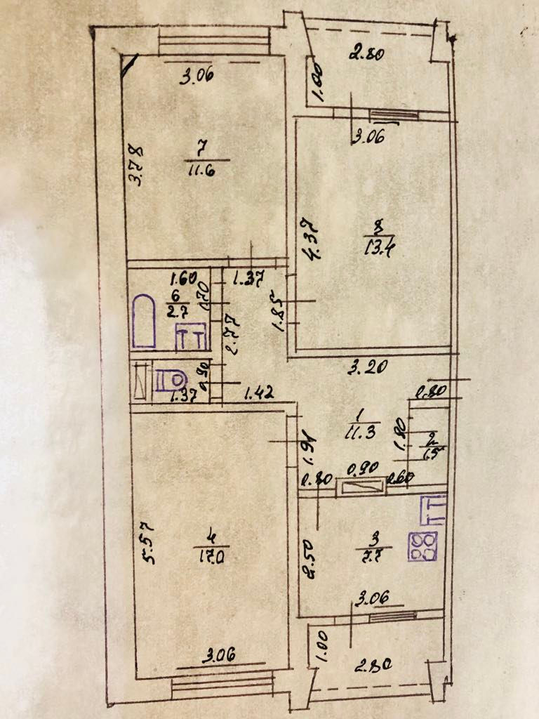 Apartament cu 3 camere,  10 cartier,  Bălți,  Bălți mun. foto 1