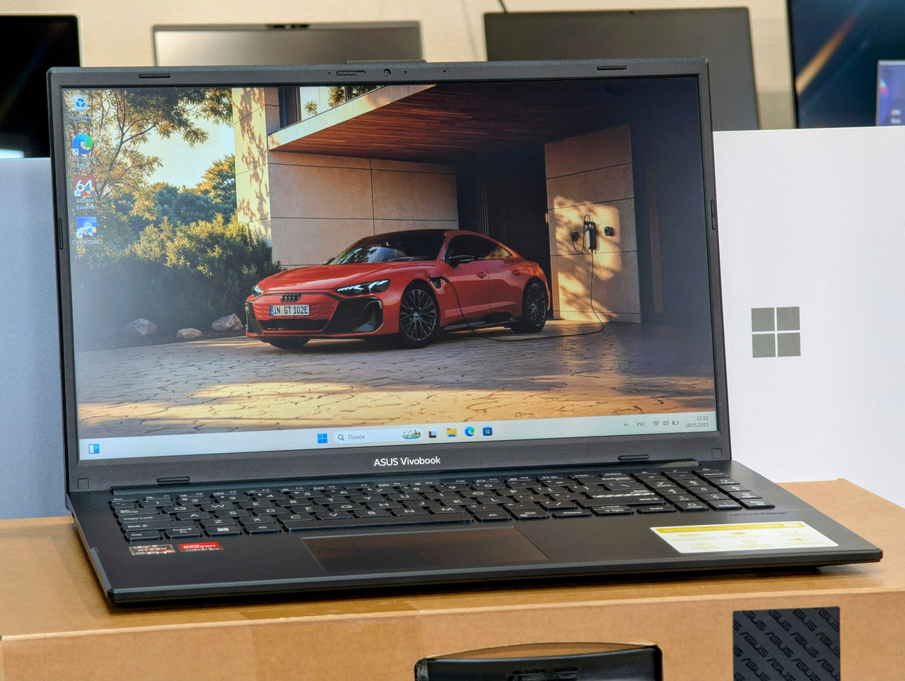 Ноутбук Asus VivoBook GO (Ryzen 5 7520u/16Gb DDR5/512Gb NVMe SSD/15.6" FHD) фото 2