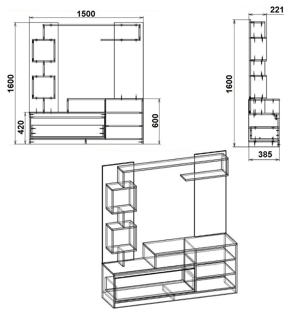 Living Marcel Prod Milana 1.5m - Livrare în toată Moldova! Credit 0% foto 2