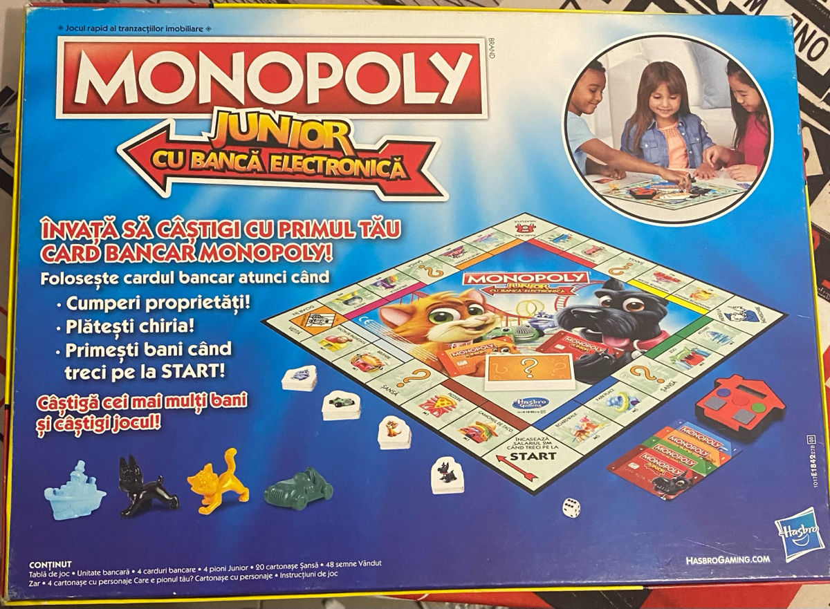 Monopoly junior cu banca electronica  фото 1