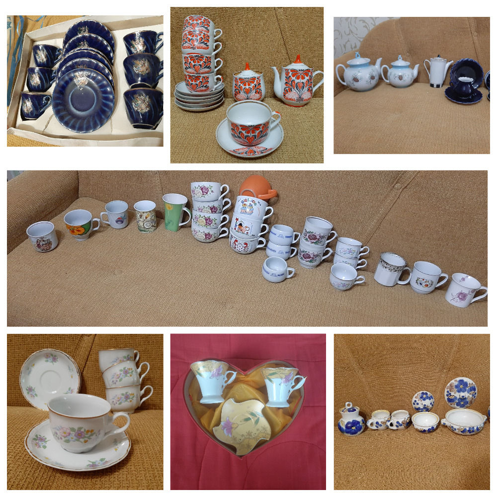 Распродажа!!! От 15-1500л Чашки,стаканы стекляные,сервиз,чайники ...