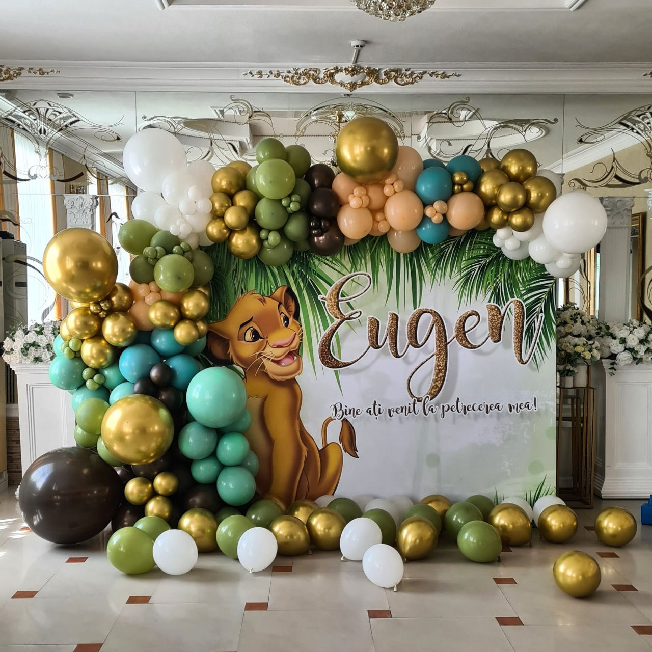 Decor cu baloane heliu balti decoratiuni fotopanou оформление шарами бельцы шары с гелием фотопанно foto 3