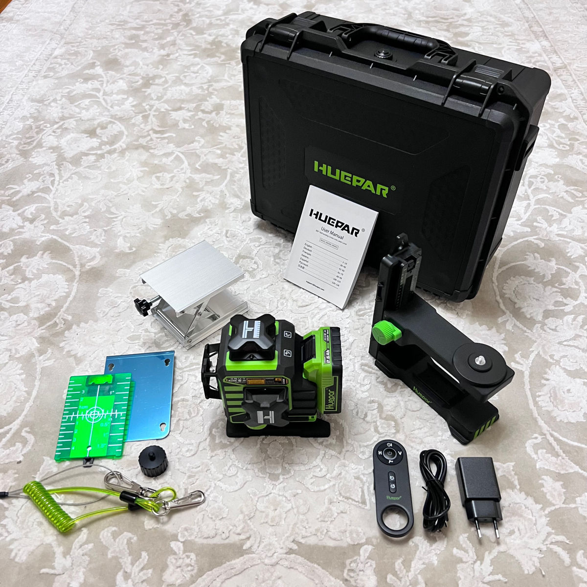 Laser Huepar W04CG 4D 16 linii + magnet Pro + bluetooth + garantie + livrare gratis foto 1