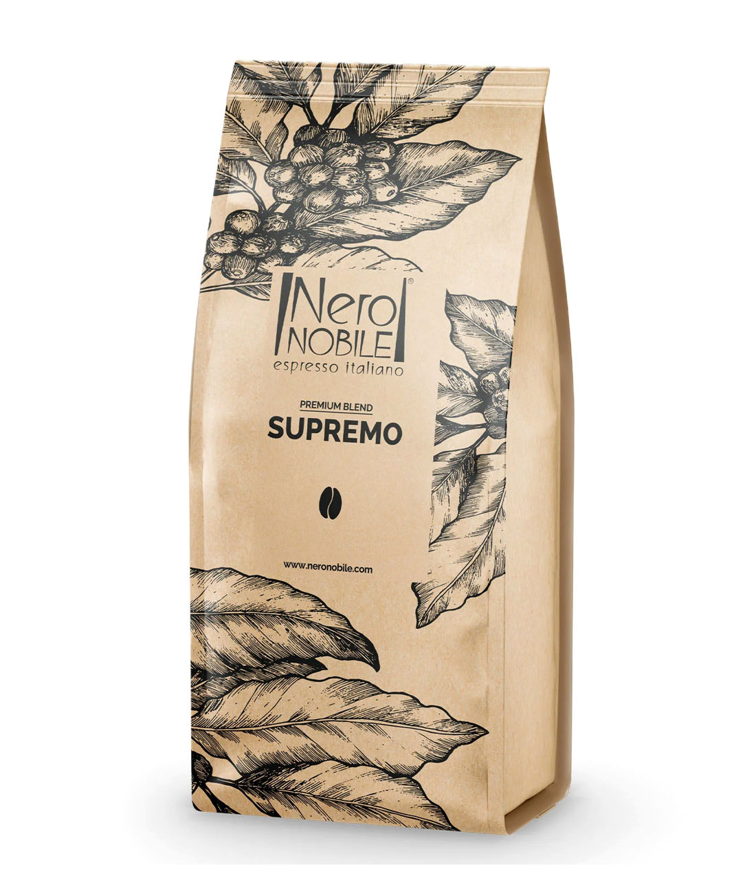 Cafea Boabe Nero Nobile Supremo Arabica 100 % Premium 1 Kg Livrare Moldova foto 5