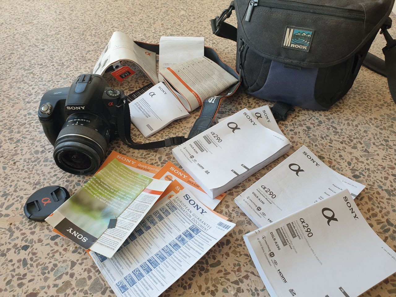 Kit:Camera foto Sony Alfa A290, cu zoom  separat, 18-55mm, foarte puțin utilizată, (1700 cadre). foto 0