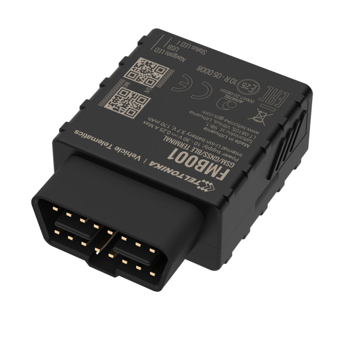 Автомобильный (obd2) gps трекер teltonika fmb001 фото 0