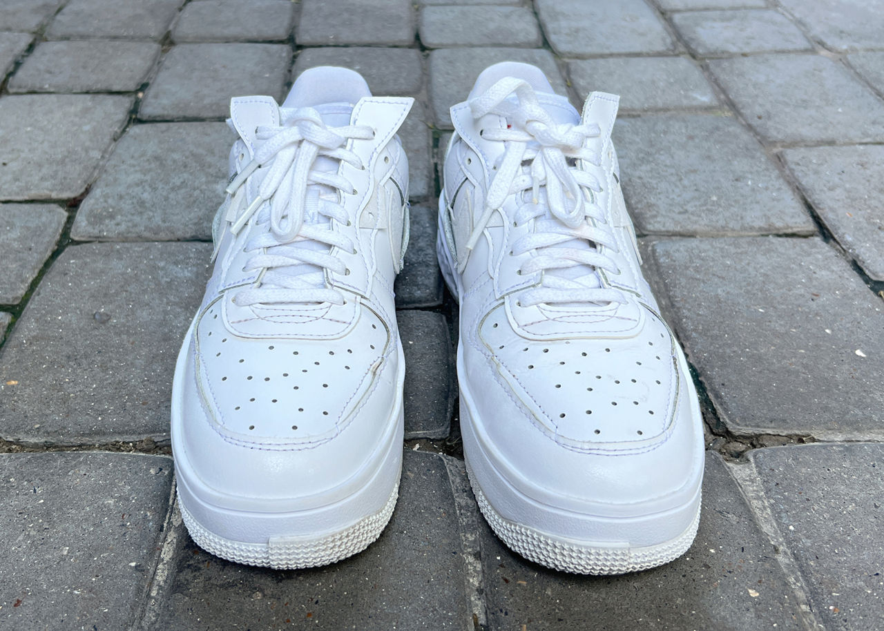 Nike Air Force 1 Low Fontanka Triple White. Размер 39. Оригинал. В идеальном состоянии. foto 3