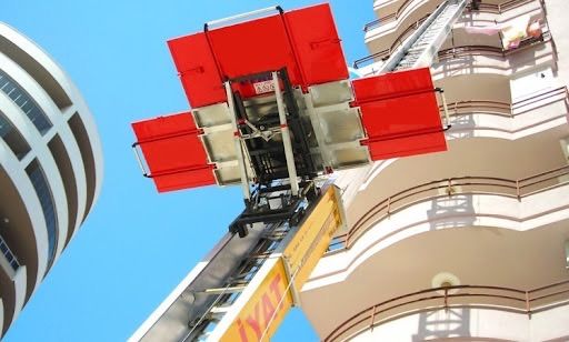 Подъем стройматериалов на этаж