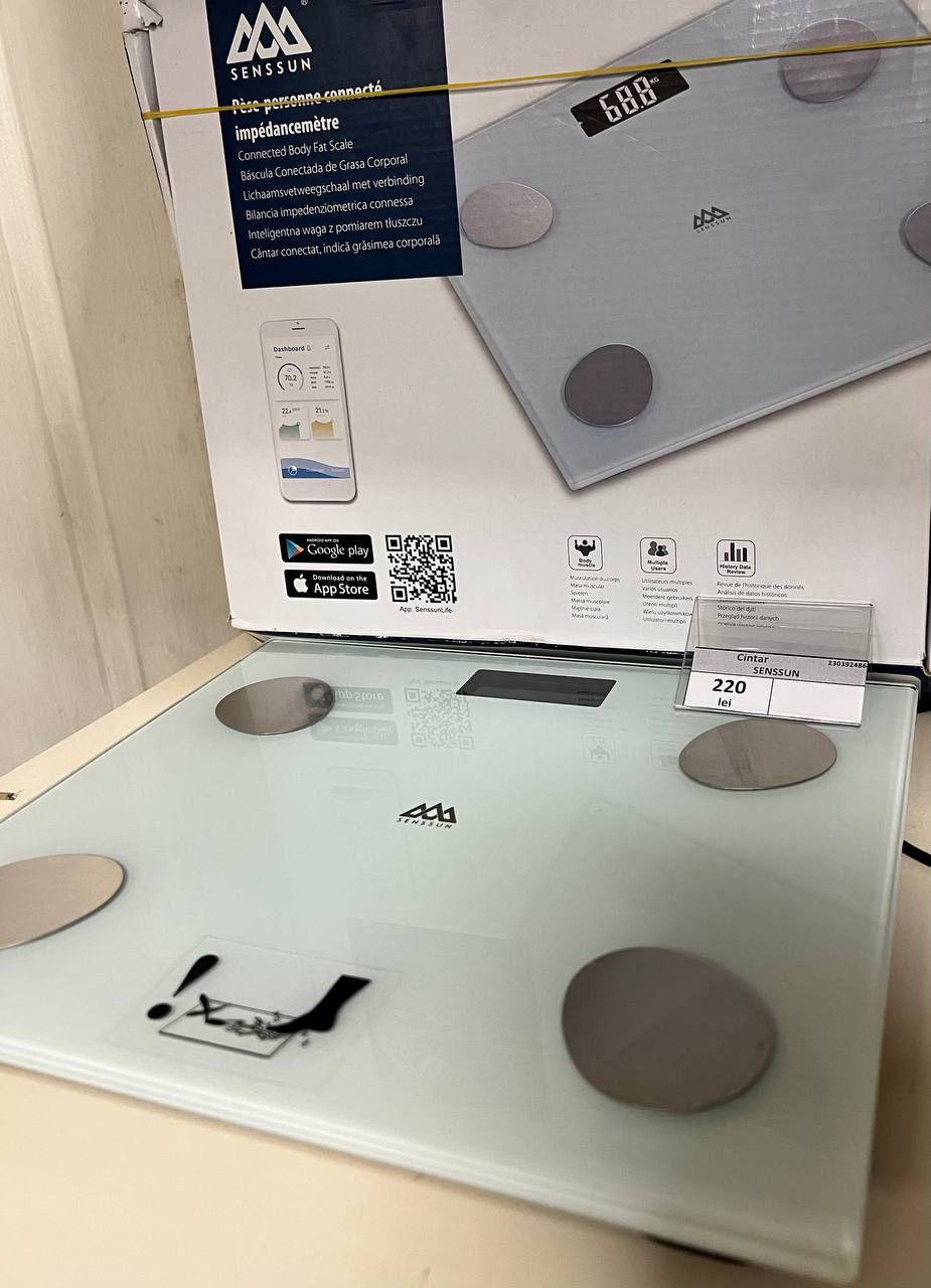 Senssun cântar de podea, 220 lei фото 0