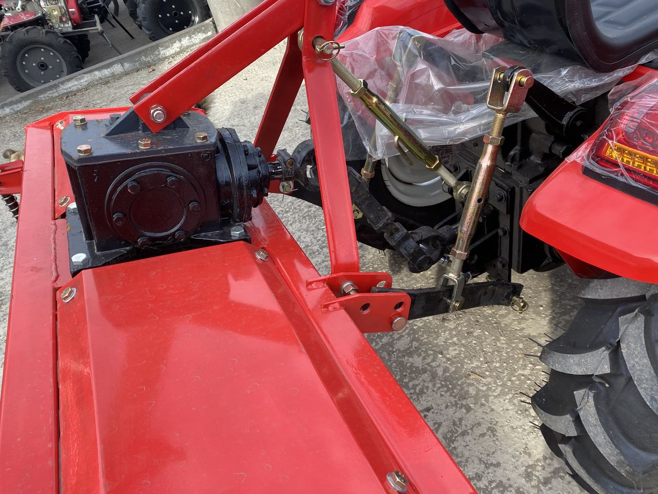 Minitractor Zubr 24cp cardan freza+plug foto 17