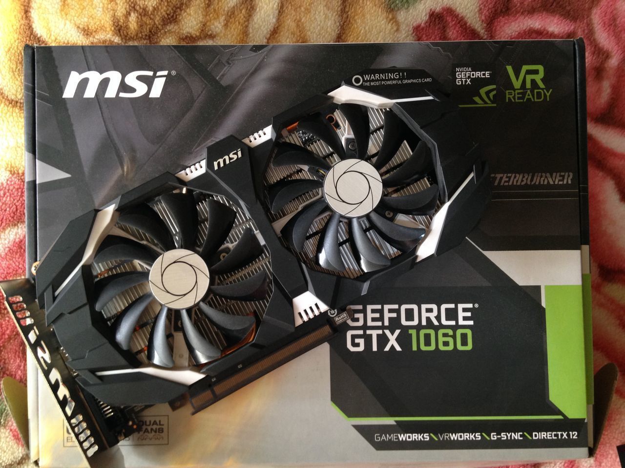 MSI GTX 1060 6GB OC Edition DualFans