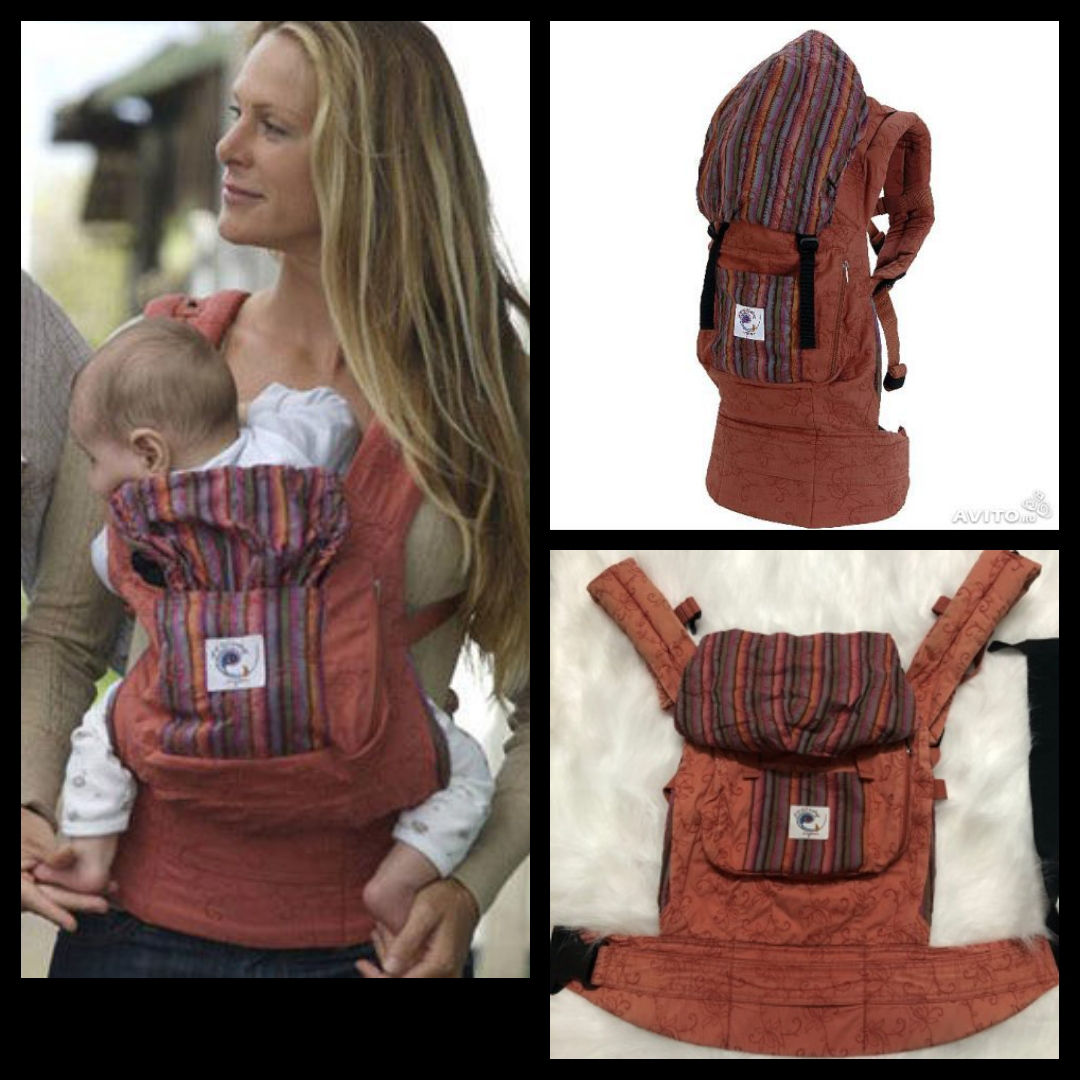 Эргономичный слингрюкзак Эрго «ERGO Baby Carrier Organic» в хорошем