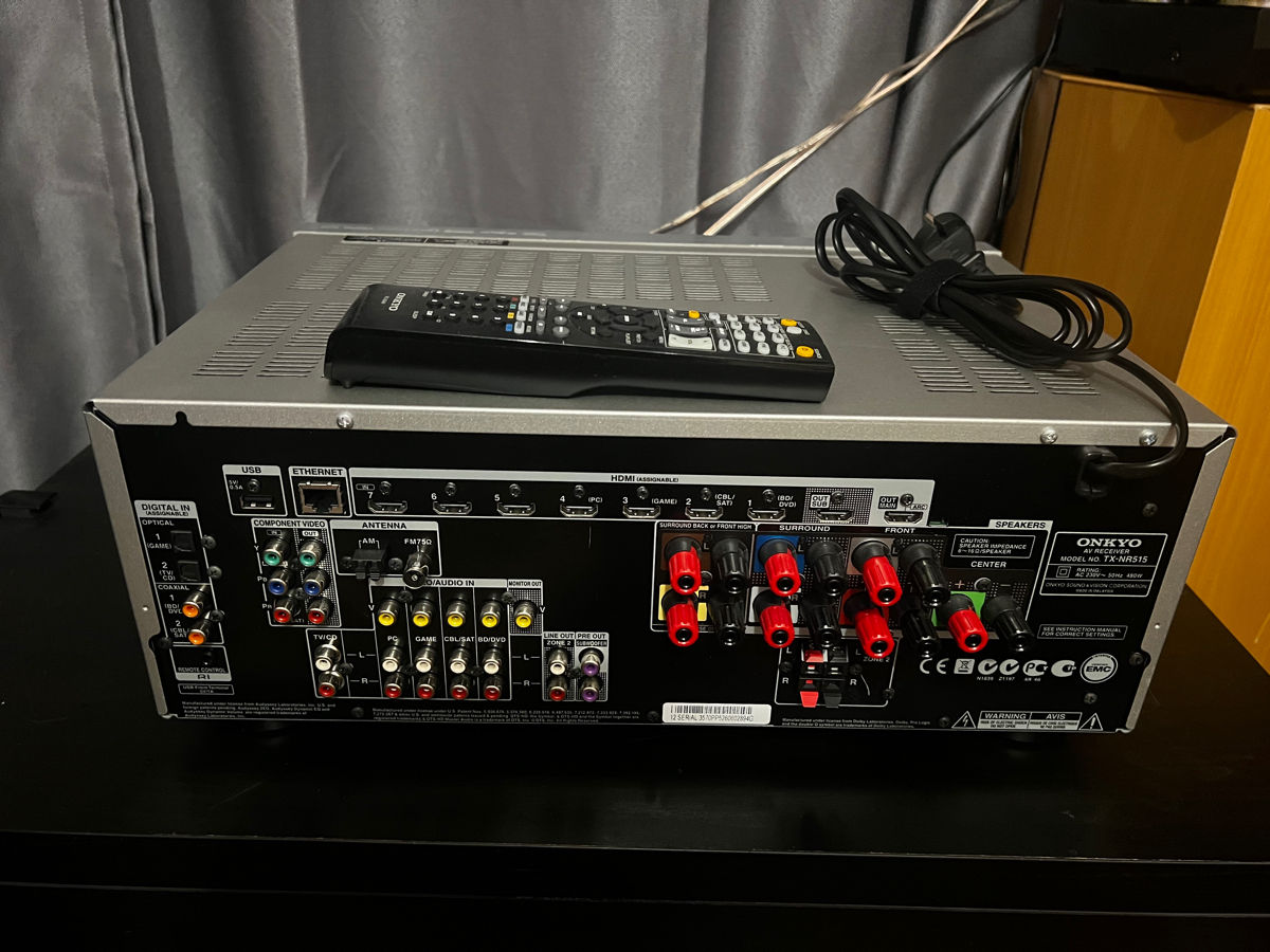 Onkyo TX-NR 515 a/v ресивер  foto 4
