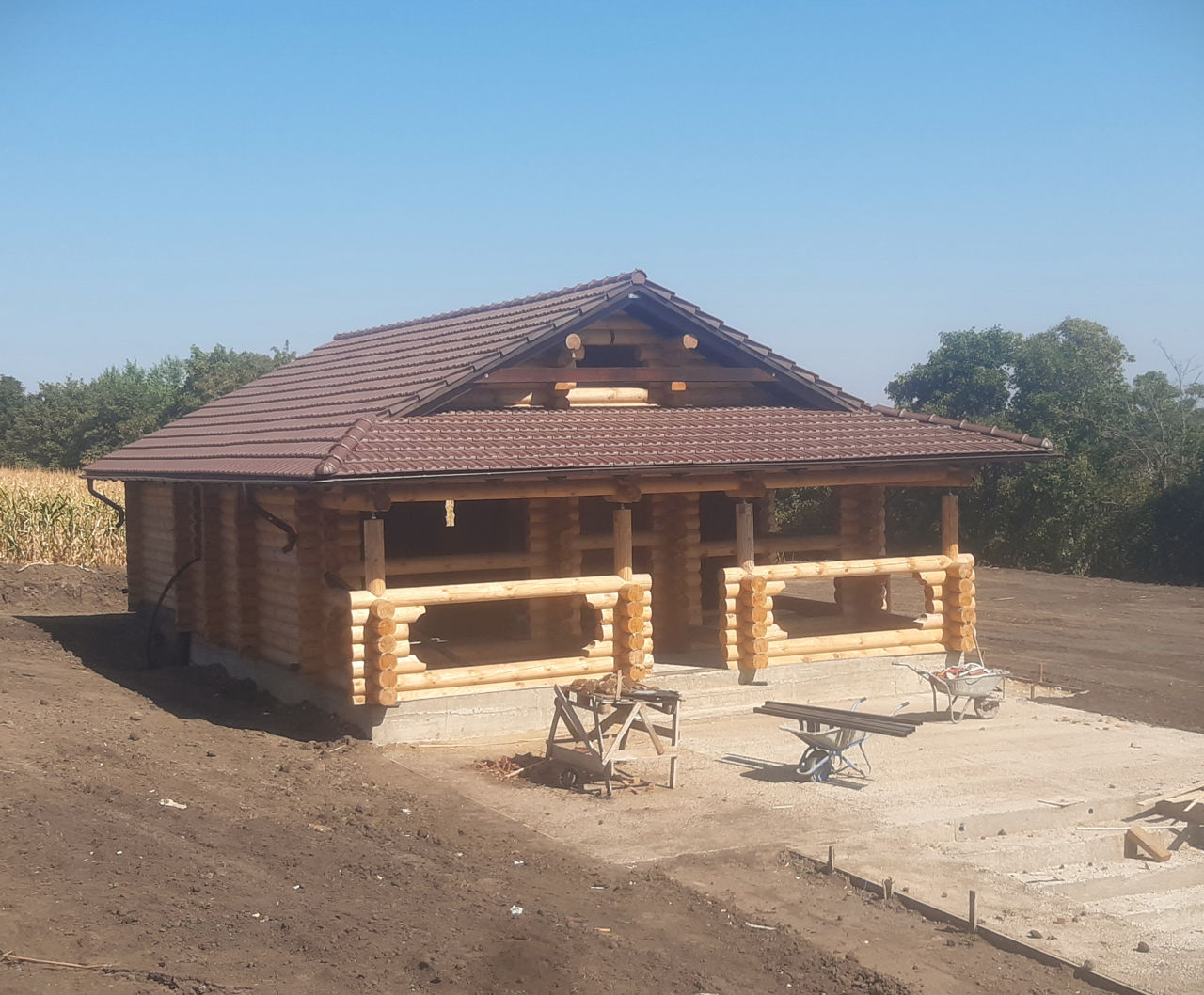 Casa din busteni la comanda  Дом из сруба под заказ ! foto 3