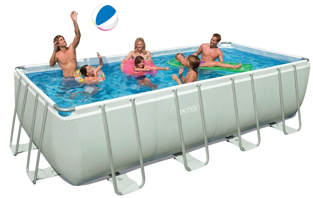 Piscină cu cadru Intex Prism Frame 4x2m foto 0