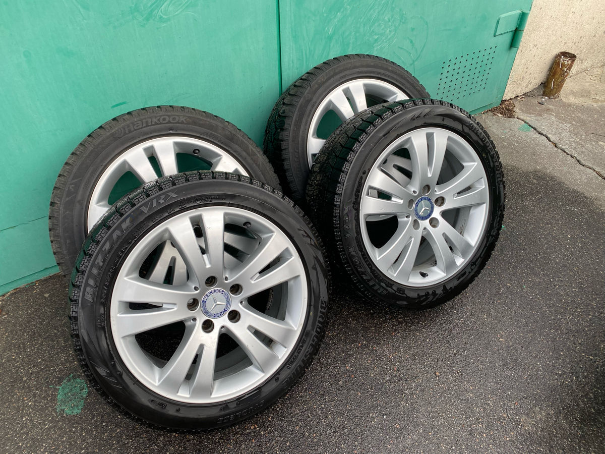 Mercedes c,e,s class r17 с резиной