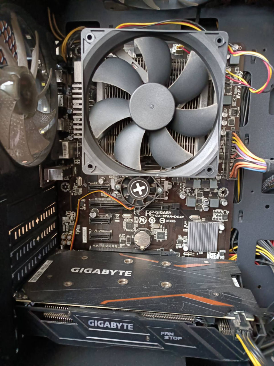 Мат. плата GA-970A-DS3P (rev. 2.х) +FX 8350.+16гб опер.памяти