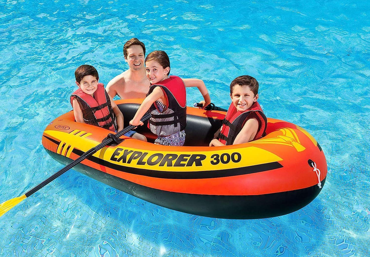 Надувная лодка Intex Explorer 300, Доставка по всей Молдове фото 4