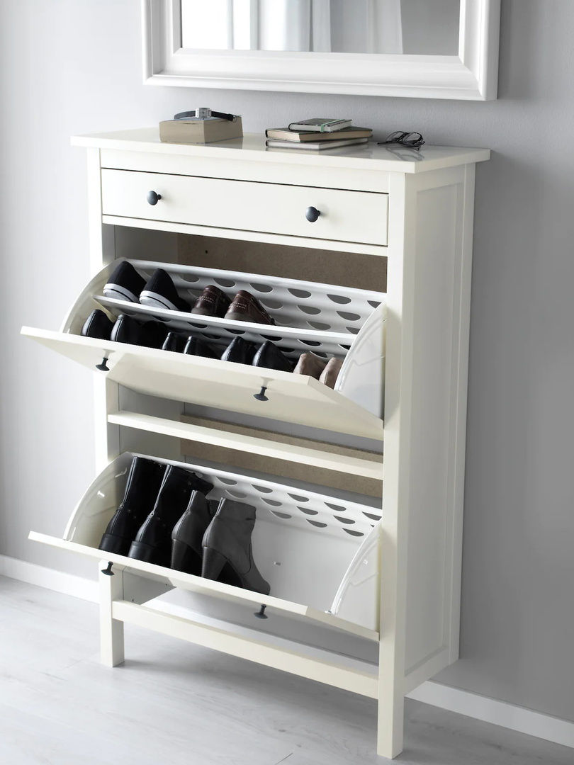 Dulap pentru încălțăminte IKEA Hemnes 89x127 - Livrare în toată Moldova! Credit 0% foto 2