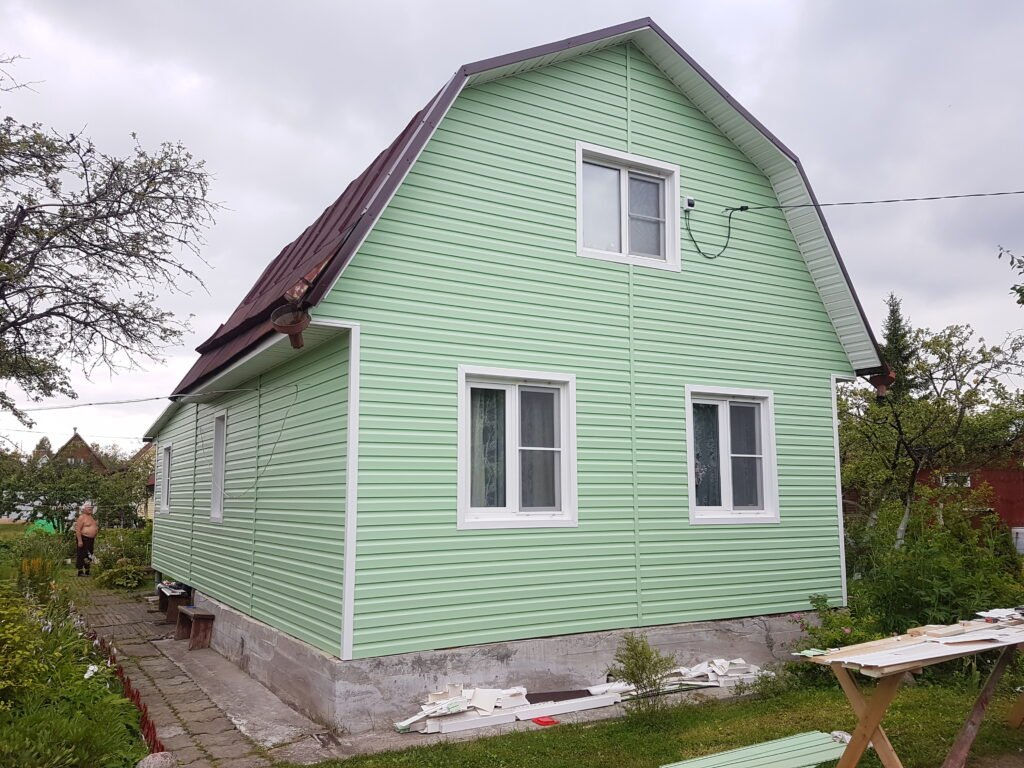 Сайдинг виниловый. siding pentru fatade foto 14