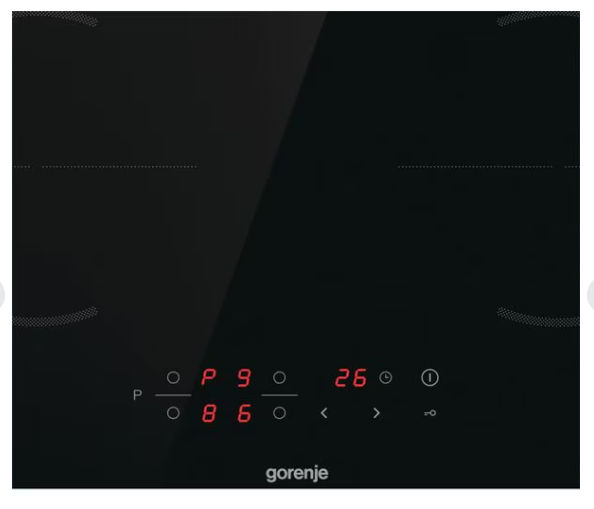 Plita incorporabila gorenje gi6401bsce, inductie, 4 arzatoare, touch control, negru. promo! foto 0